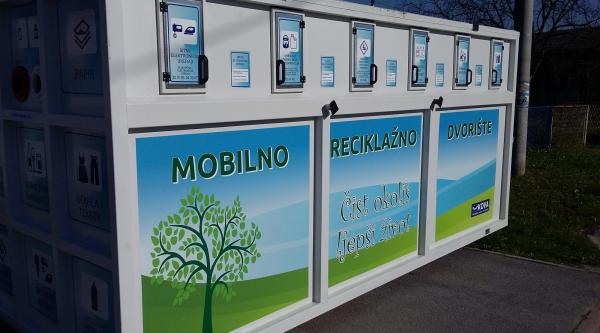 Razmještaj mobilnog reciklažnog dvorišta 2022. godina